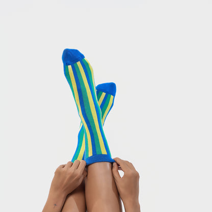 Malle Essentials Unisex Stripe Ankle Length Socks