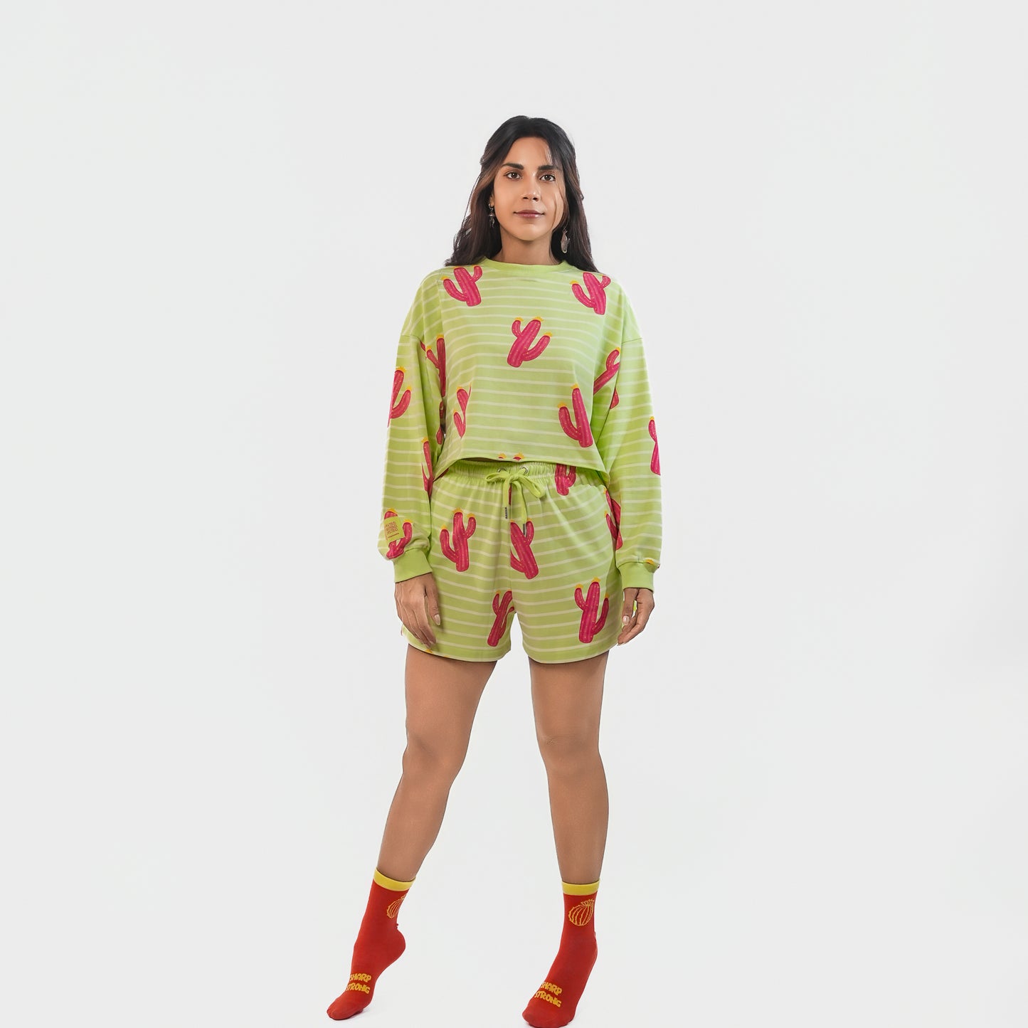 Malle Cactus Lime Shorts