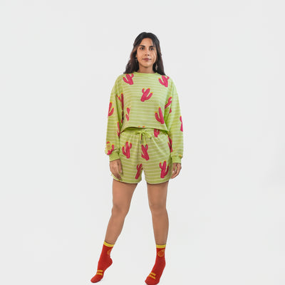 Malle Cactus Lime Shorts