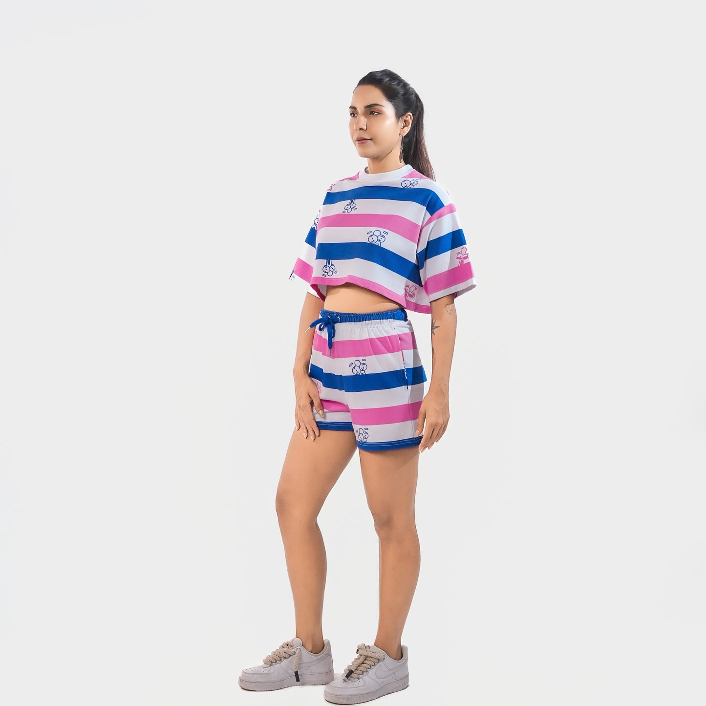 Malle Anxiety Gang Striped Shorts