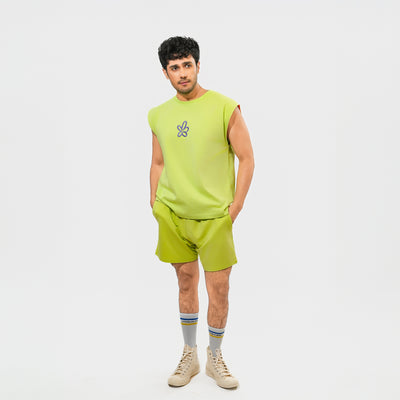 Malle Signature Lime Muscle Tee