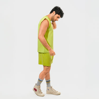 Malle Signature Lime Muscle Tee