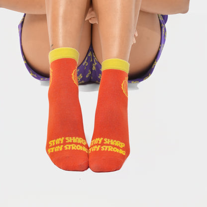 Malle Unisex Stay Sharp Cactus Ankle Length Socks