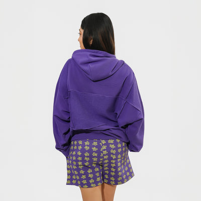Malle Cut-N-Sew Purple Hoodie