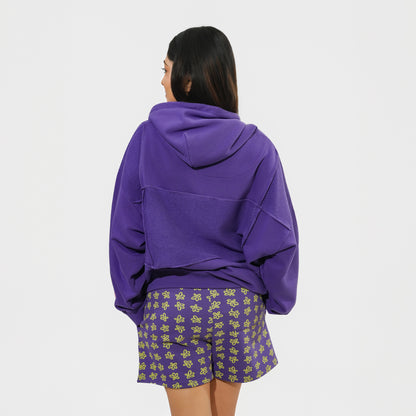 Malle Cut-N-Sew Purple Hoodie