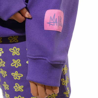 Malle Cut-N-Sew Purple Hoodie