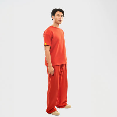 Malle Cactus Tangerine Wide Leg Pants