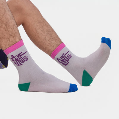 Malle Essentials Unisex Colour Pop Ankle Length Socks