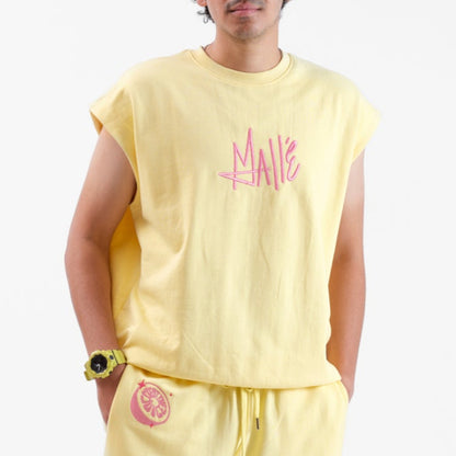 Malle Buttercream Sleeveless Boxy Top