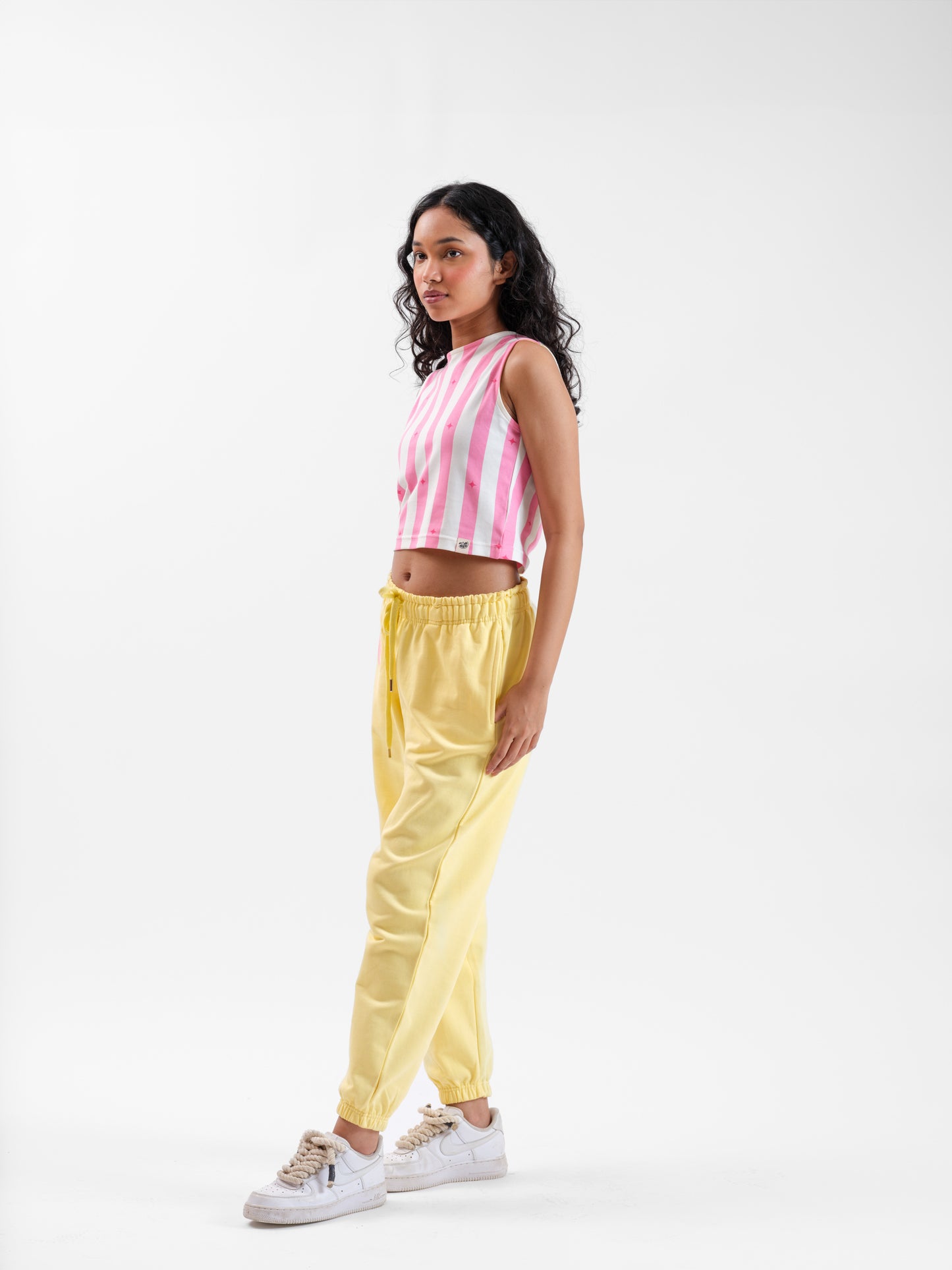 Malle Salmon Pink Sleeveless Tank Top