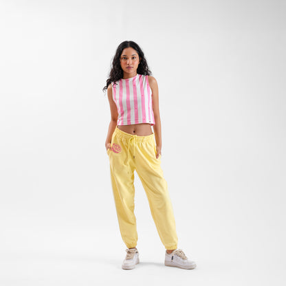 Malle Salmon Pink Sleeveless Tank Top