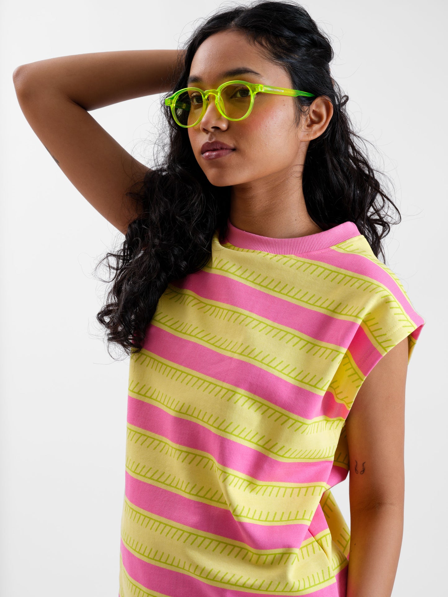 Malle Tangerine Sleeveless Tank Top