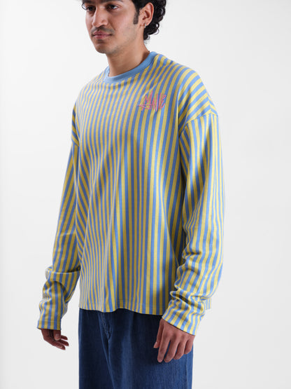 Malle Striped Sapphire Full-Sleeved T-Shirt