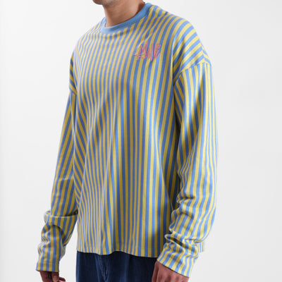 Malle Striped Sapphire Full-Sleeved T-Shirt