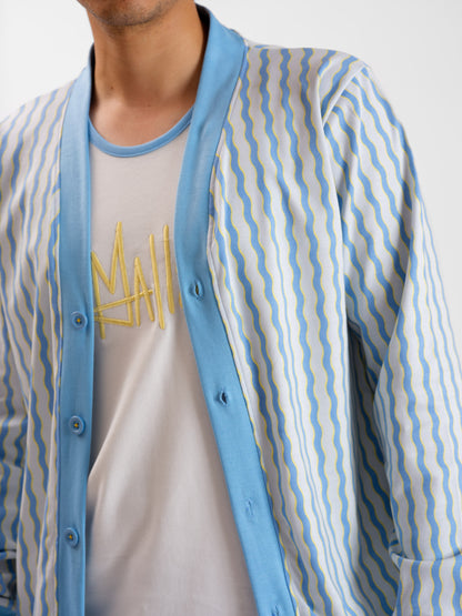 Malle Cornflower Full-Sleeved Cardigan