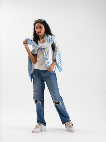 Malle Cornflower Full-Sleeved Cardigan