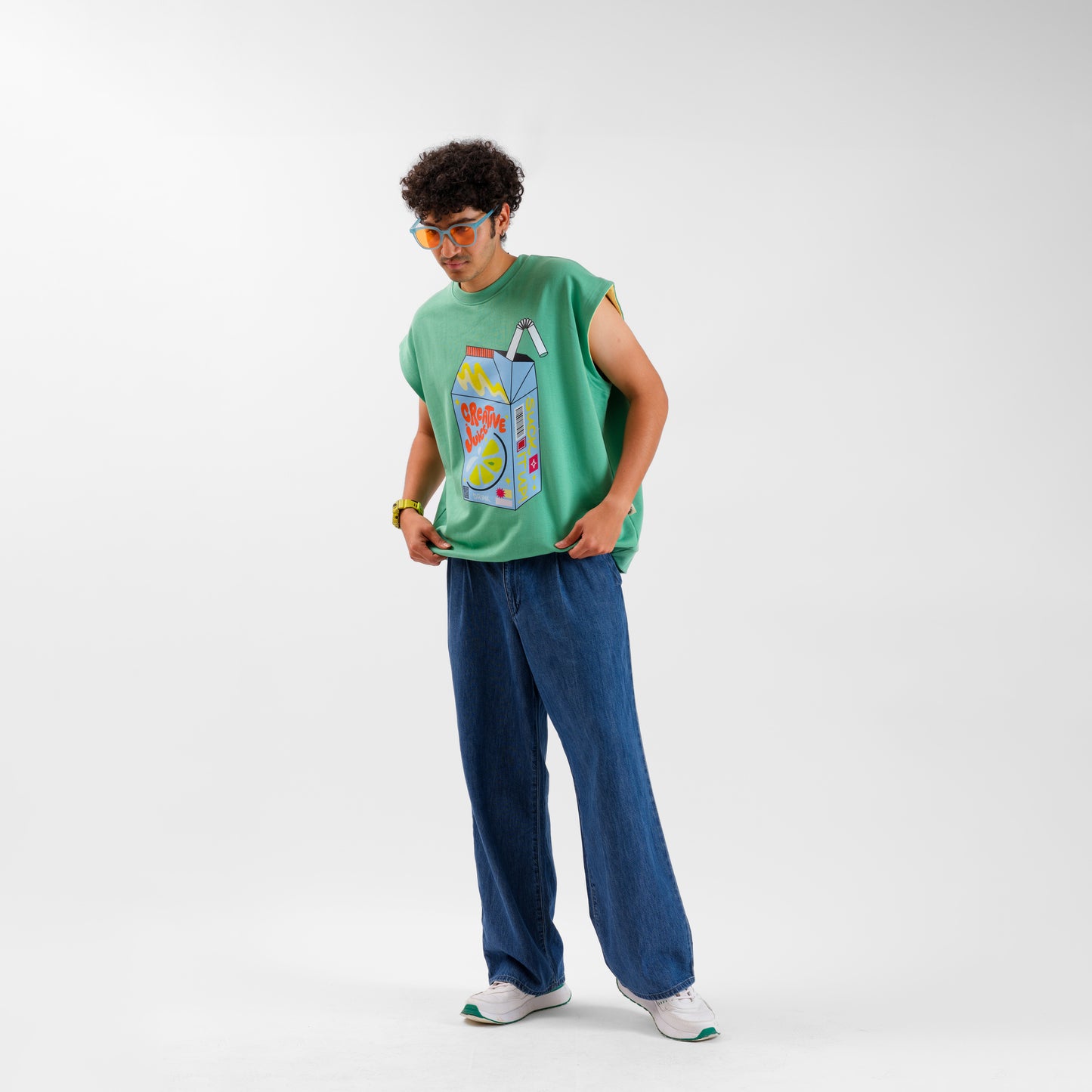 Malle Pomelo Sleeveless Boxy Top