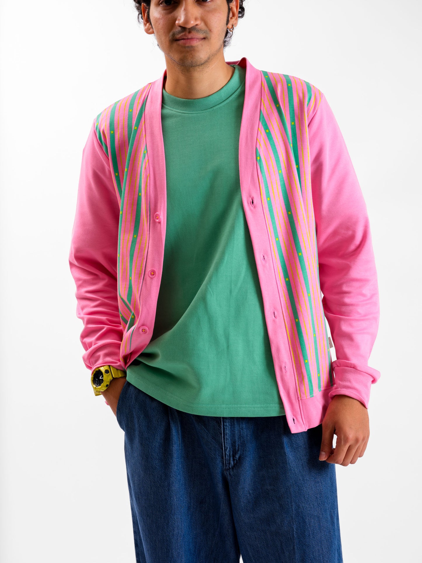 Malle Periwinkle Full-Sleeved Cardigan