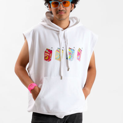 Malle Dragonfruit Sleeveless Hoodie