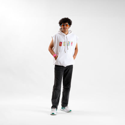 Malle Dragonfruit Sleeveless Hoodie