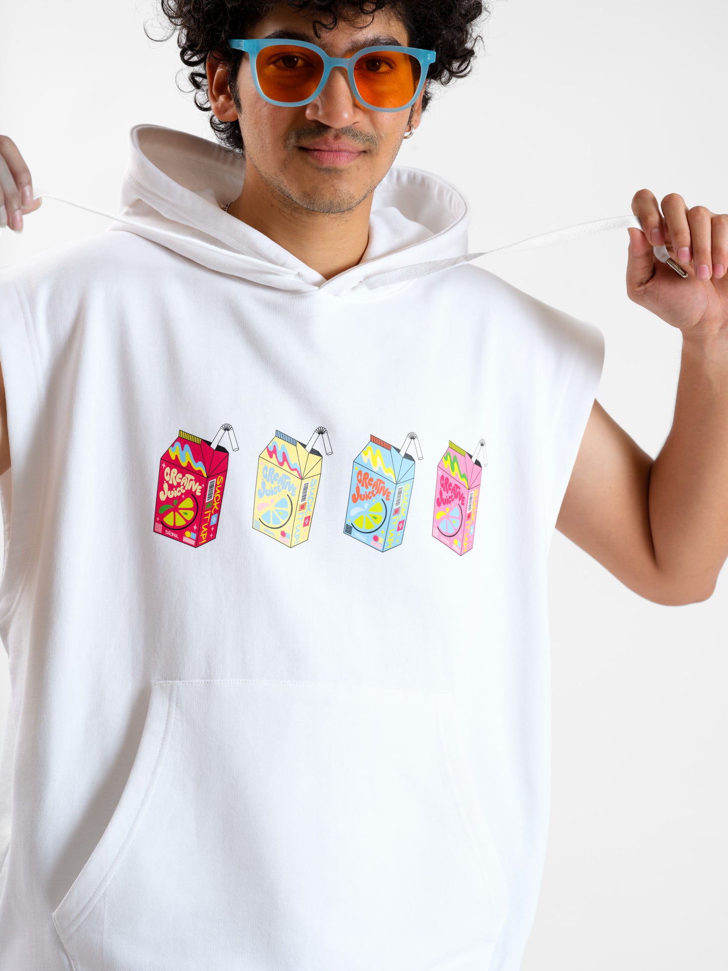 Malle Dragonfruit Sleeveless Hoodie