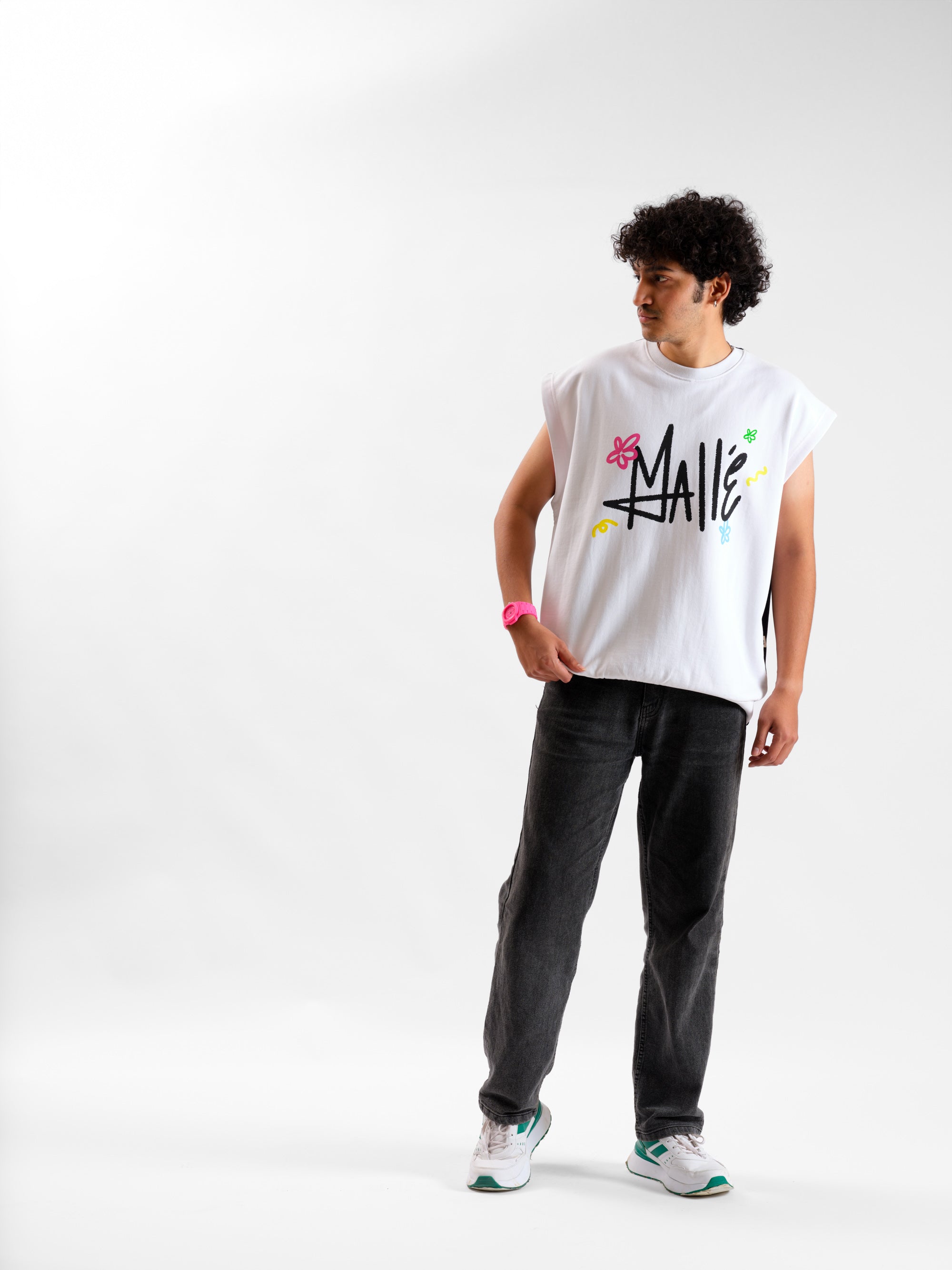 Malle Full Bloom Sleeveless Boxy Top