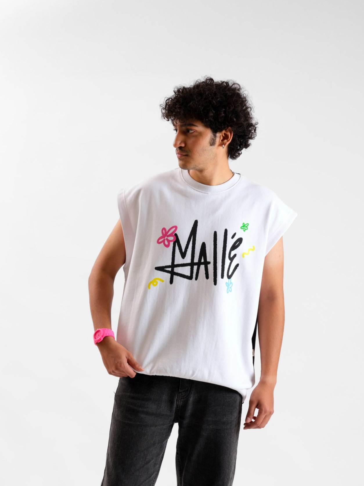 Malle Full Bloom Sleeveless Boxy Top