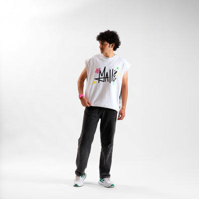 Malle Full Bloom Sleeveless Boxy Top