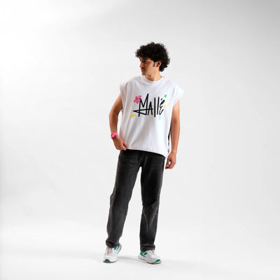 Malle Full Bloom Sleeveless Boxy Top