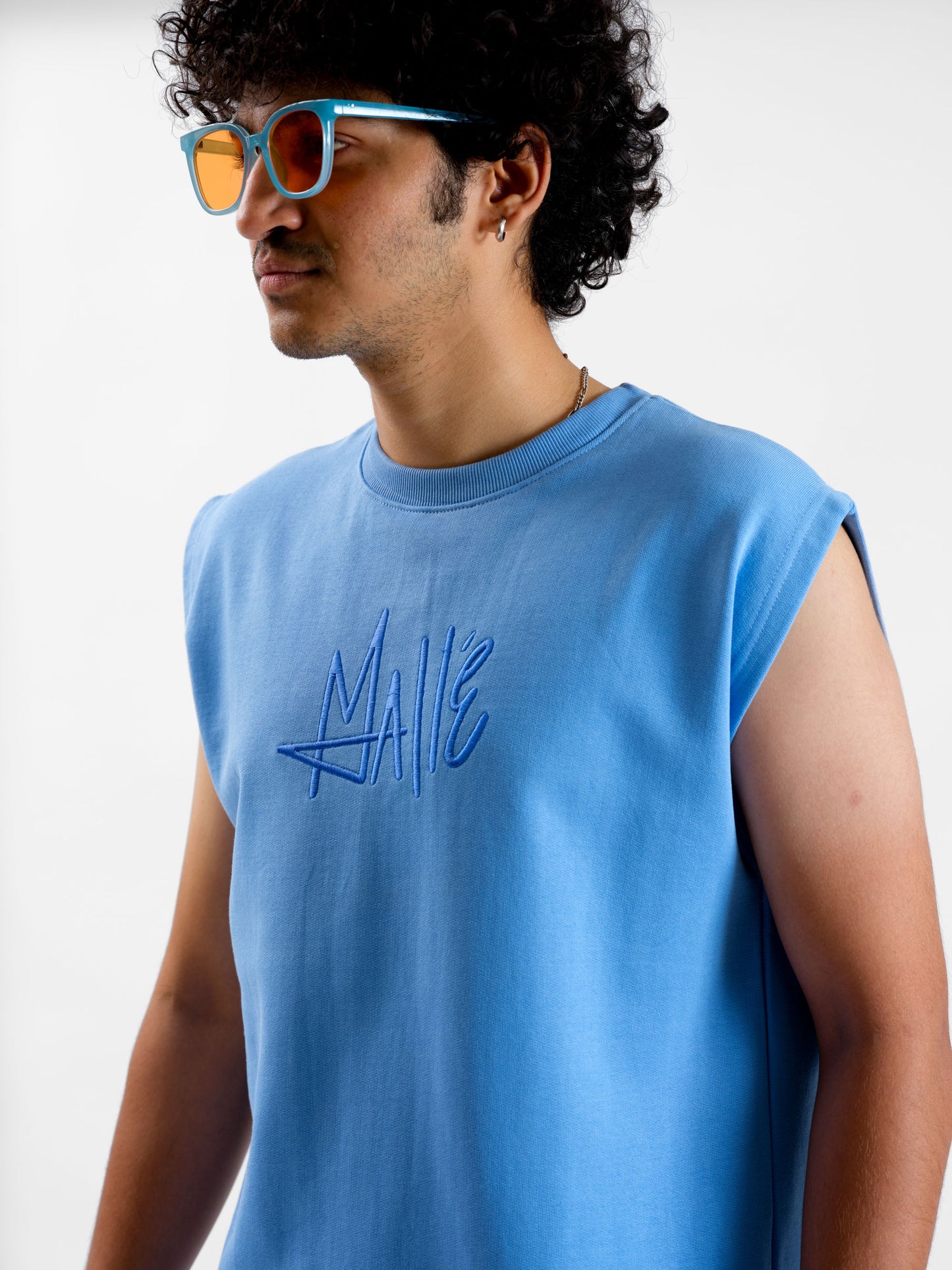 Malle Azure Sleeveless Tank Top