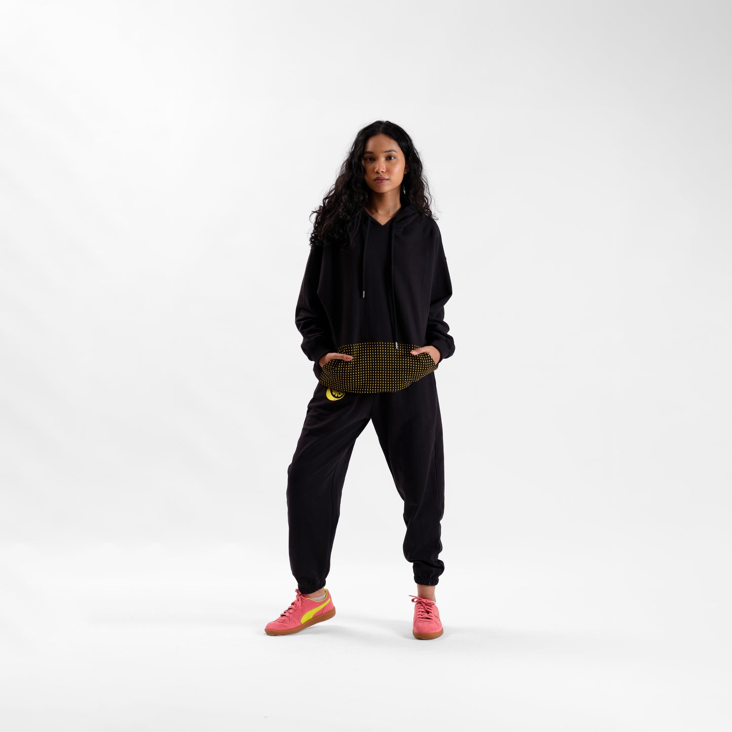 Malle Black Currant Balloon Joggers