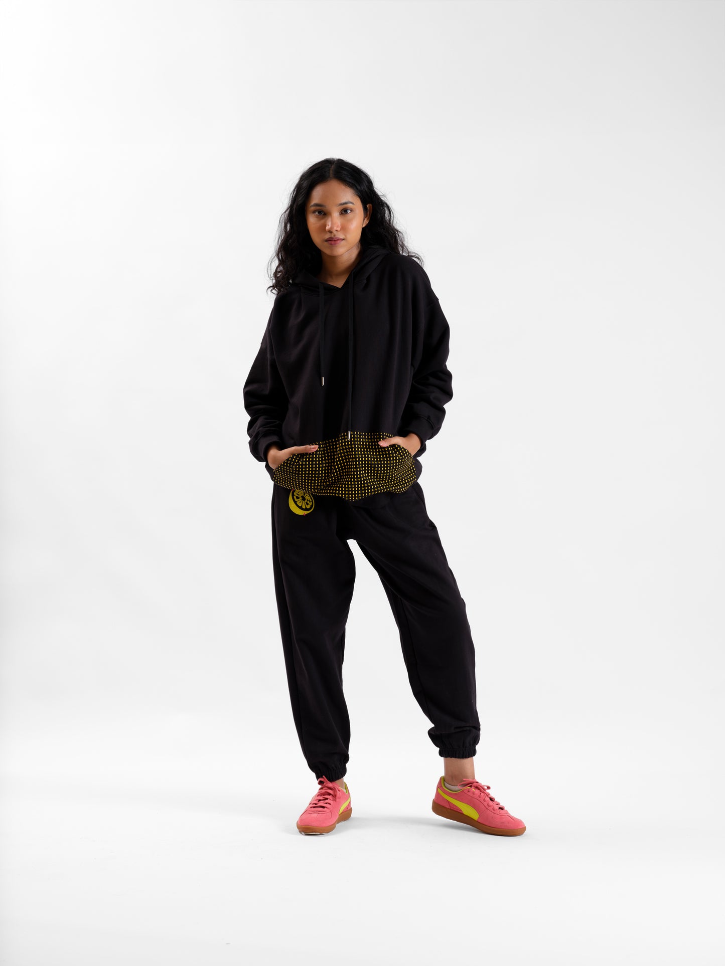 Malle Black Currant Balloon Joggers