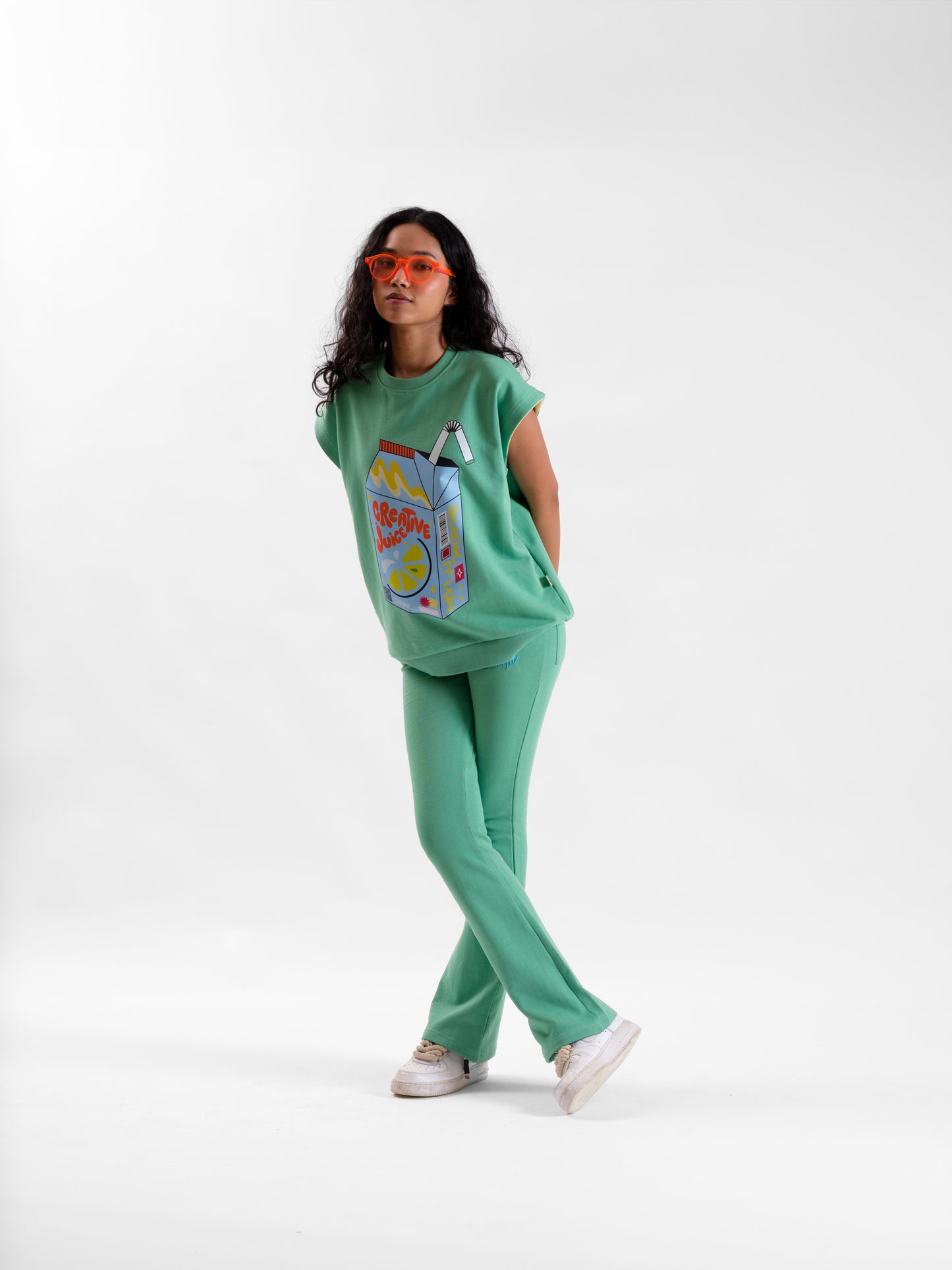 Malle Celadon Flared Pants