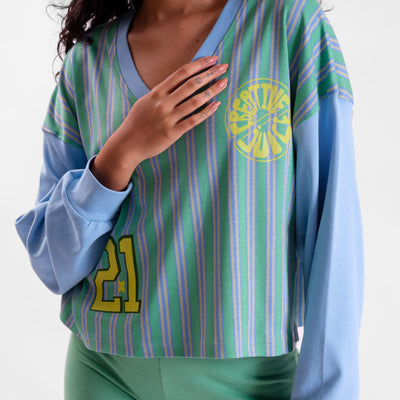 Malle Huckleberry Cropped Sweatshirt