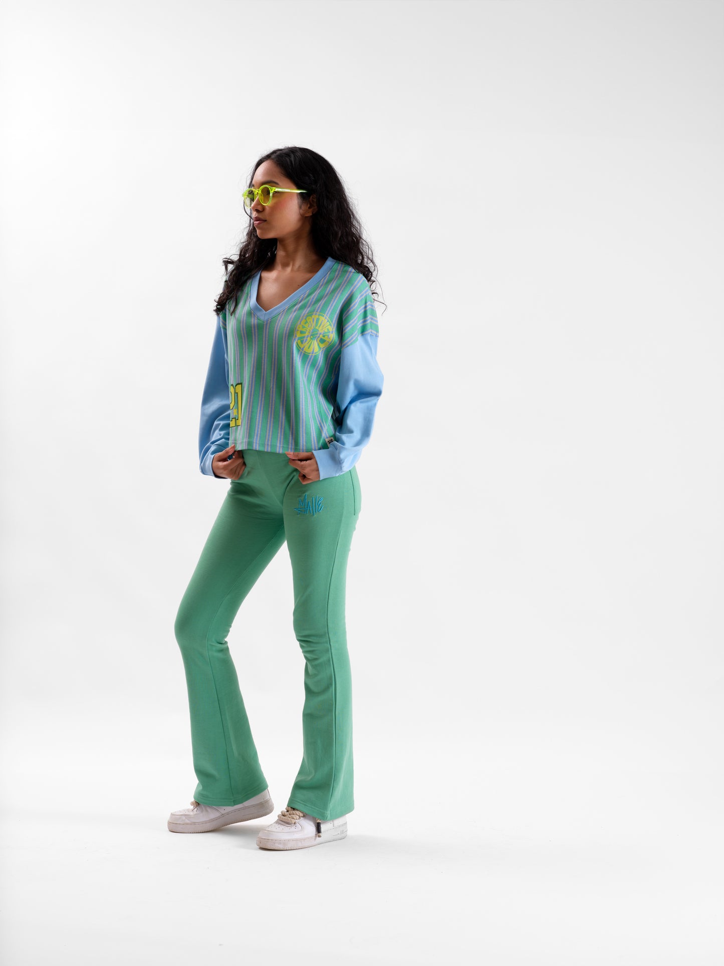 Malle Huckleberry Cropped Sweatshirt