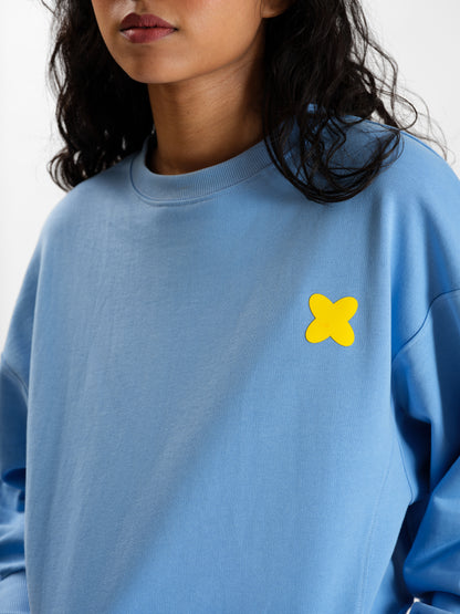 Malle Azure Cropped Sweatshirt