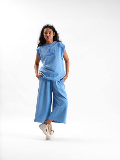 Malle Azure Sleeveless Tank Top