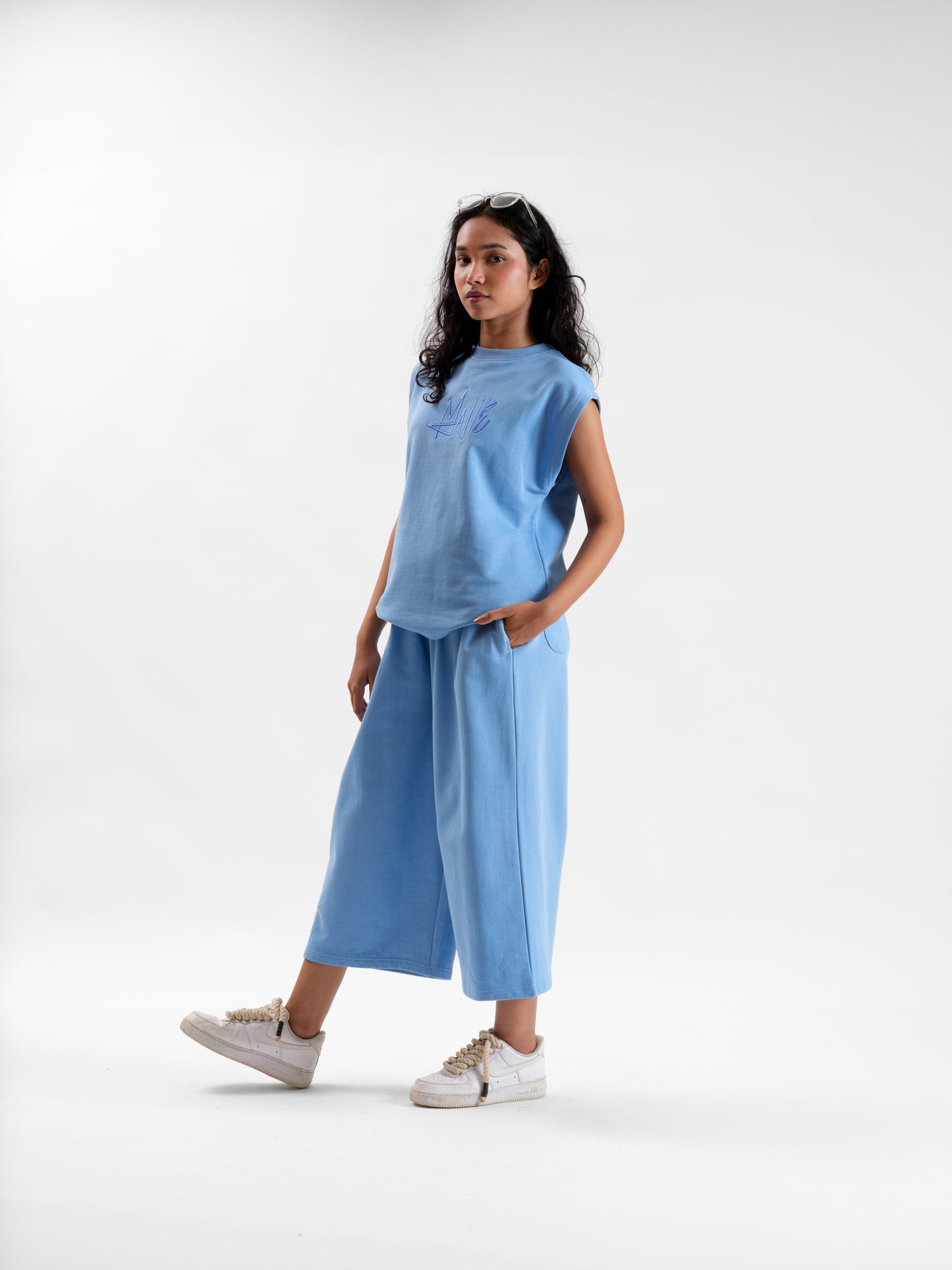 Malle Azure Sleeveless Tank Top