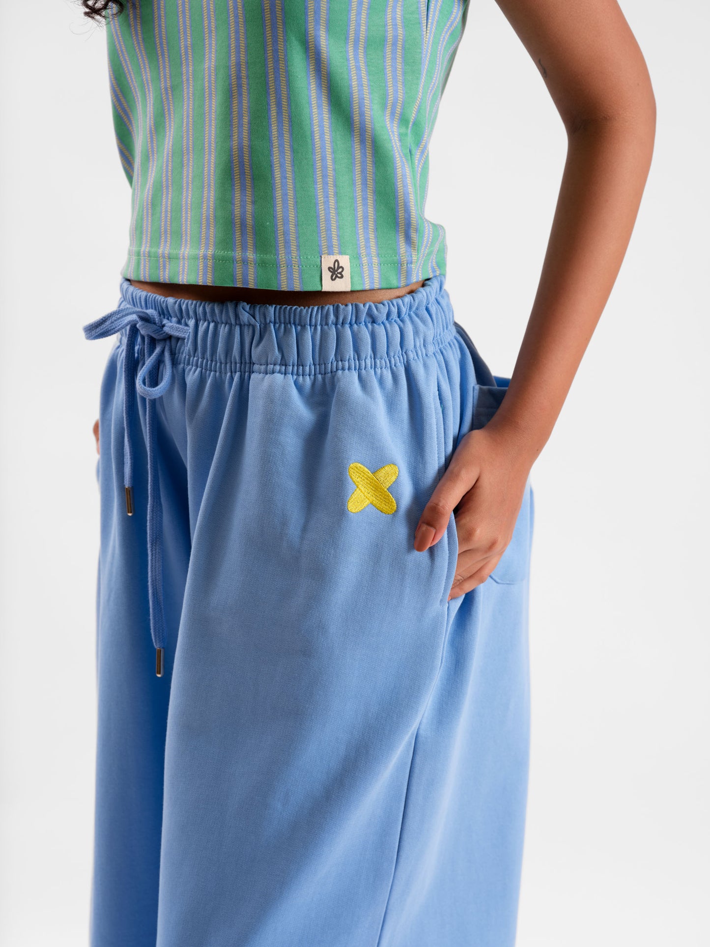 Malle Teal Blue Sleeveless Top