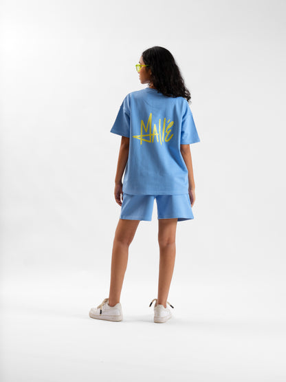Malle Azure Unisex Shorts