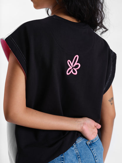 Malle Full Bloom Sleeveless Boxy Top