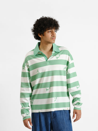 Malle Monkeying Around Full-Sleeved Polo