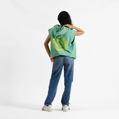 Malle Split Happens Sleeveless Hoodie