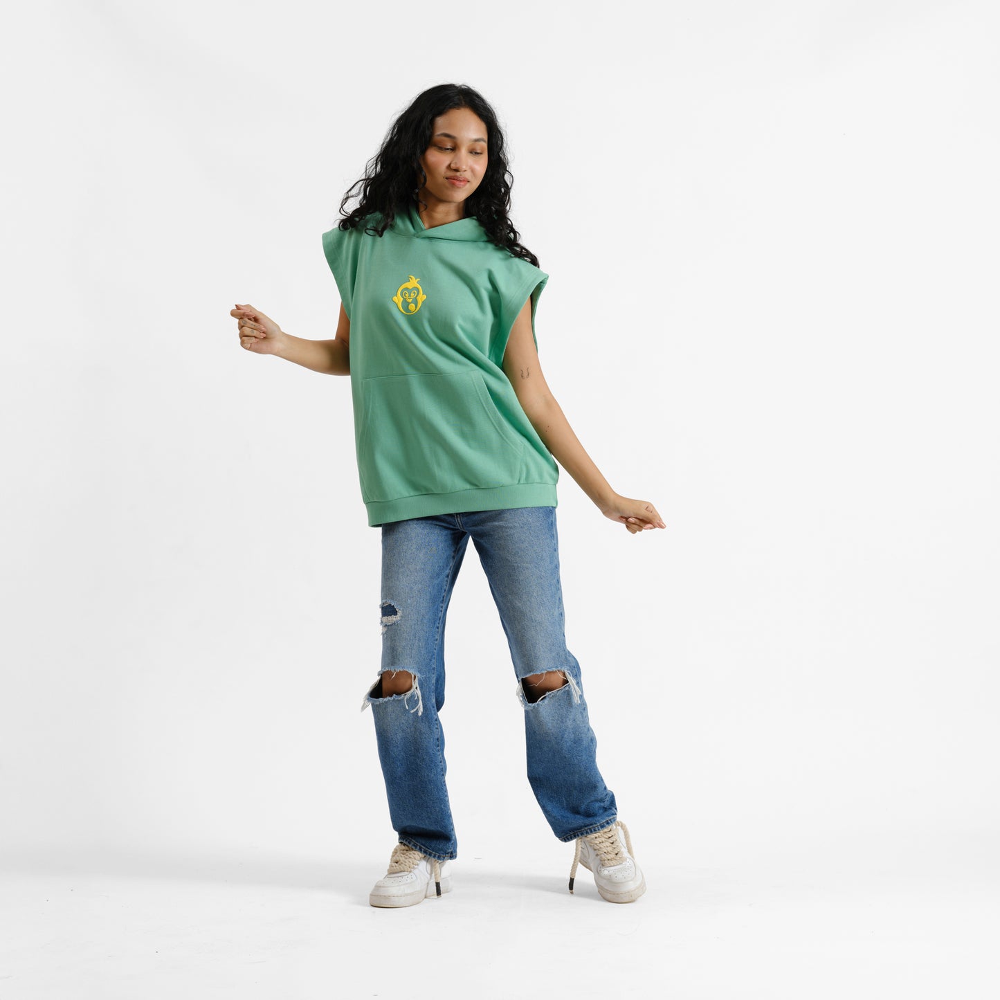 Malle Split Happens Sleeveless Hoodie