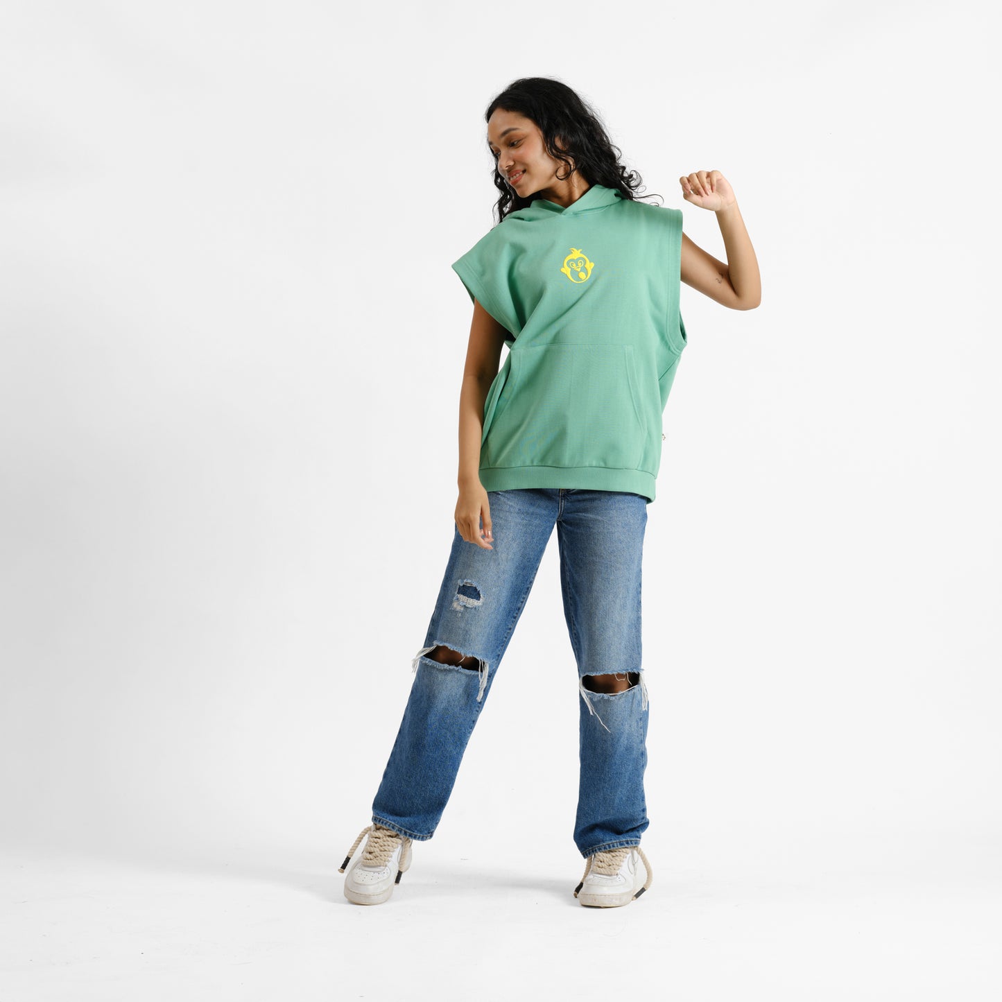 Malle Split Happens Sleeveless Hoodie