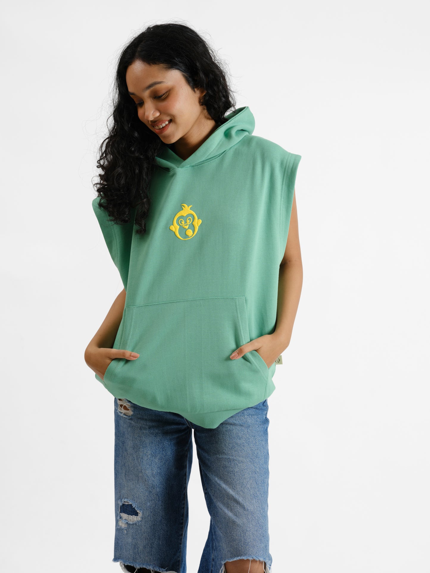Malle Split Happens Sleeveless Hoodie