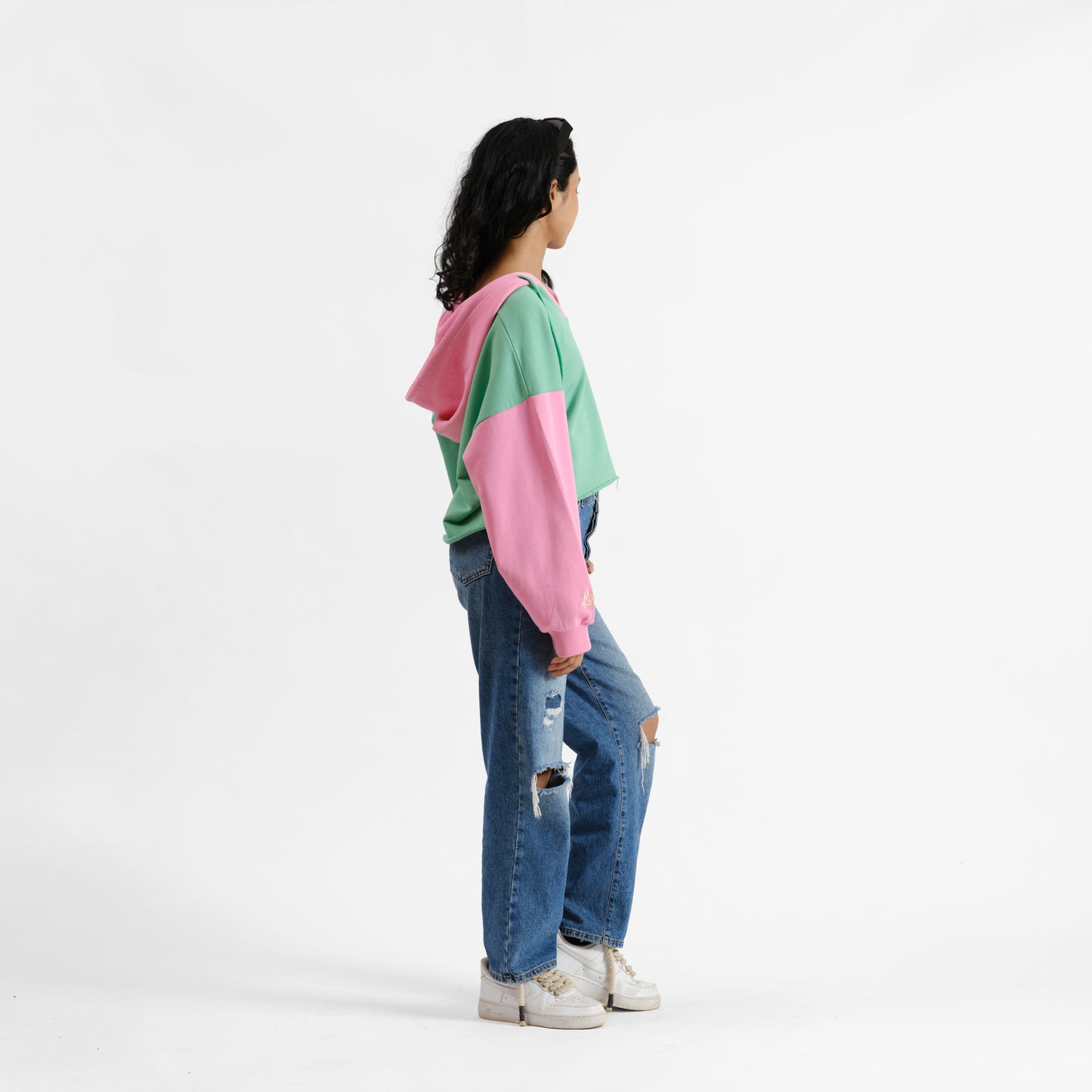 Malle Myrtle Cropped Hoodie