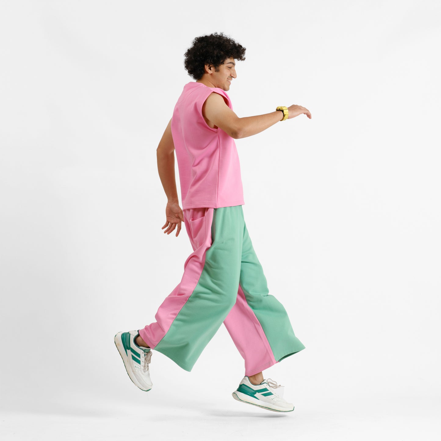 Malle Grapefruit Wide Leg Pants