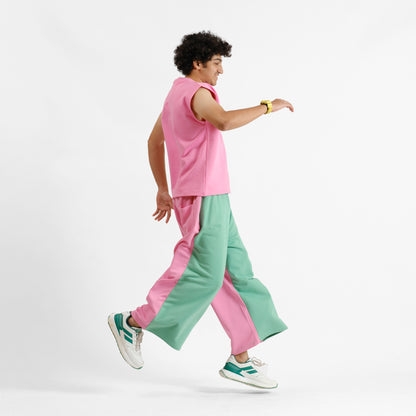 Malle Grapefruit Wide Leg Pants