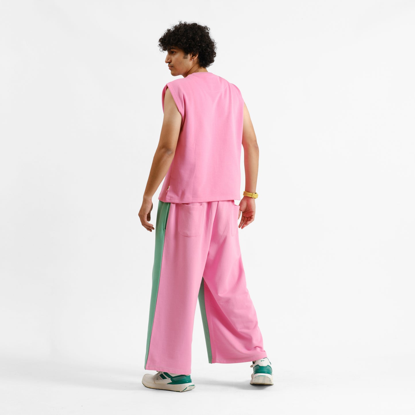 Malle Grapefruit Wide Leg Pants